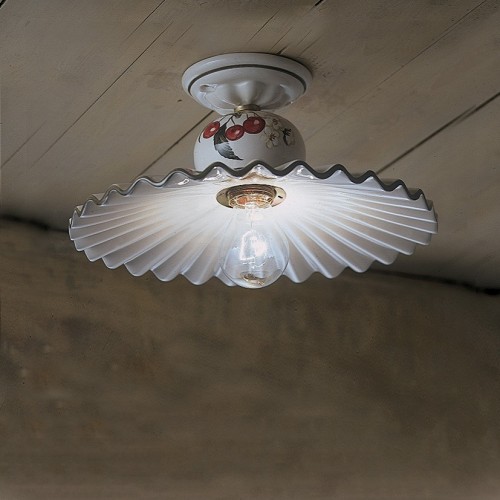 Ceiling lamp in decorated ceramic FL-7