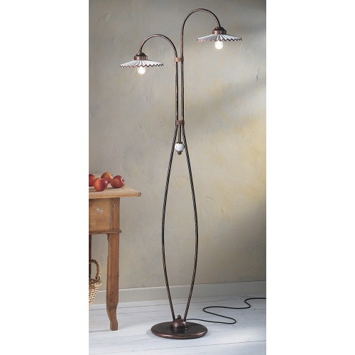 Ceramic floor lamp decorated  FL-21