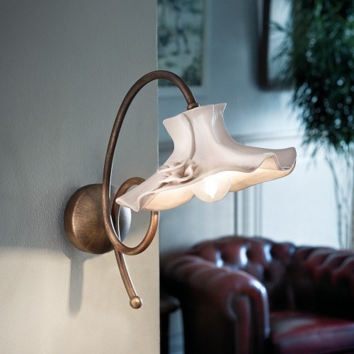 Ceramic wall light 1 light FL-50