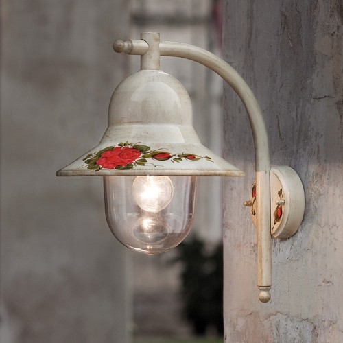 Ivory and gold  outdoor wall light FL-170