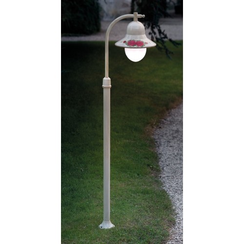 Ivory and gold outdoor pole FL-172