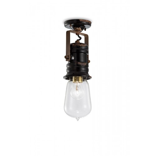 FLR-31 black vintage ceramic ceiling light