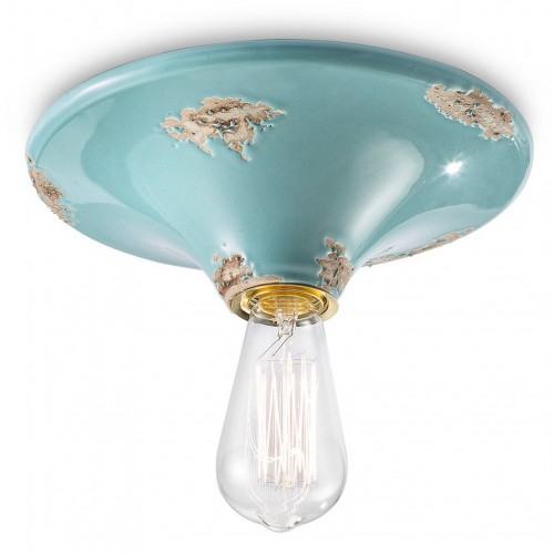 Vintage celestial ceramic ceiling light FLR-34