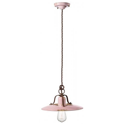 FLR-66 country pink vintage ceramic chandelier