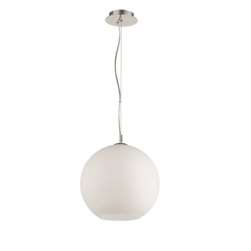 Modern pendant in white blown glass CIC-146