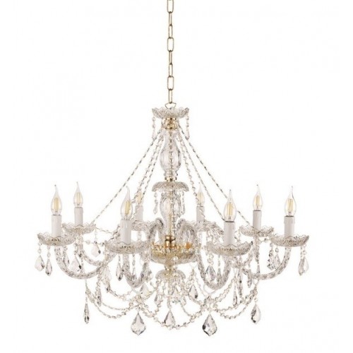 Chandelier in transparent crystal  CIC-178