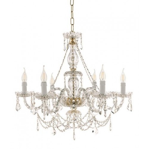 Chandelier in transparent crystal  CIC-179