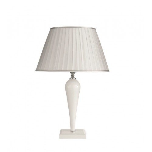 Crystal lamp and white glass with lampshade CIC-196