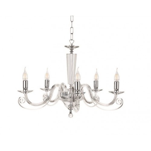 Crystal chandelier and transparent glass  CIC-209