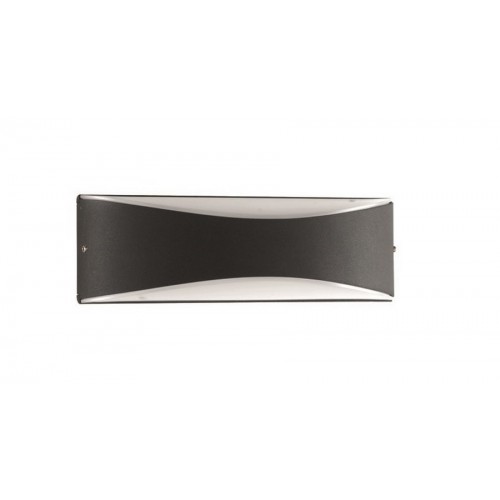 LED outdoor wall lamp in black aluminum CIC-222