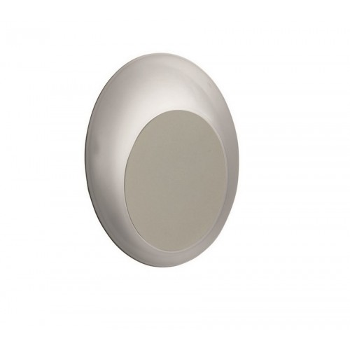 Applique da parete per esterno a led in alluminio e policarbonato silver CIC-224