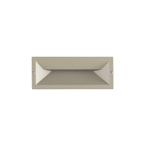 Recessed outdoor LED wall light in aluminum CIC-230