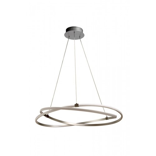 MN-81 modern silver and chrome led chandelier