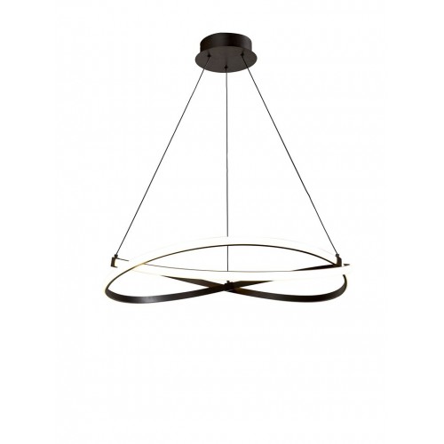 Brown modern led chandelier MN-86