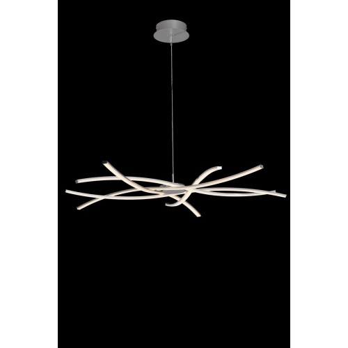 Modern design silver MN-100  led chandelier