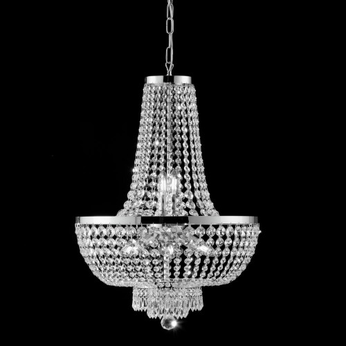 Modern chrome crystal chandelier bon-90