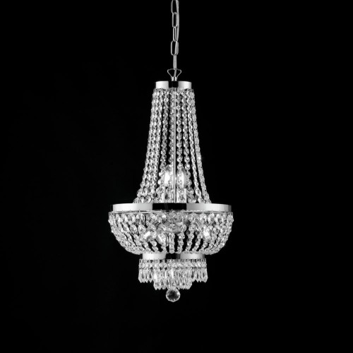 Modern chrome crystal chandelier bon-91