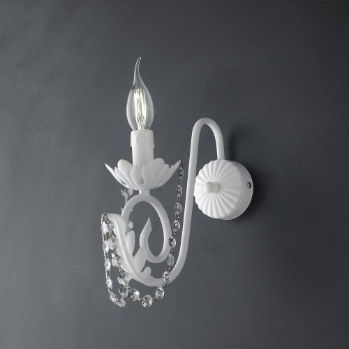 Wrought iron shabby chic wall light bon-31