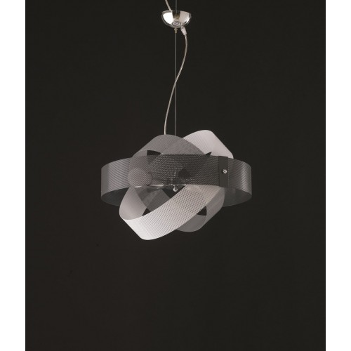 Modern white and gray chandelier network bon-72