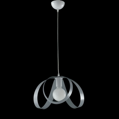 Lampadario moderno grigio 1 luce bon-88