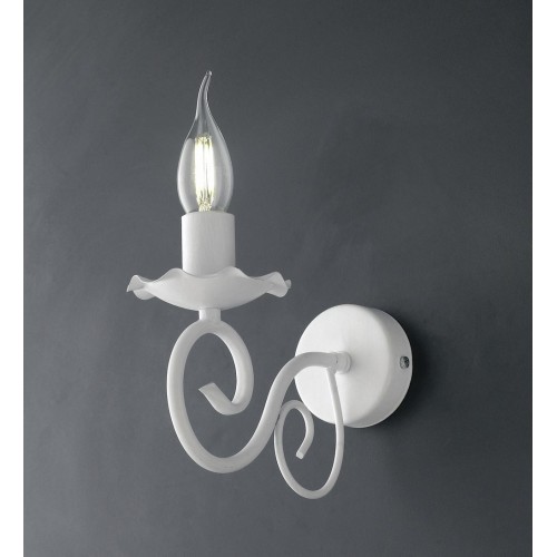 Shabby chic white modern wall light  bon-96