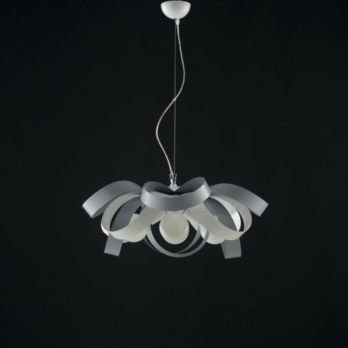 Modern white and gray chandelier bon-132