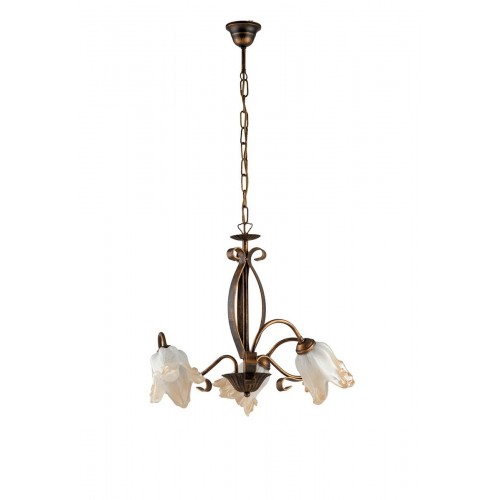 Bon-282 brown and  gold chandelier