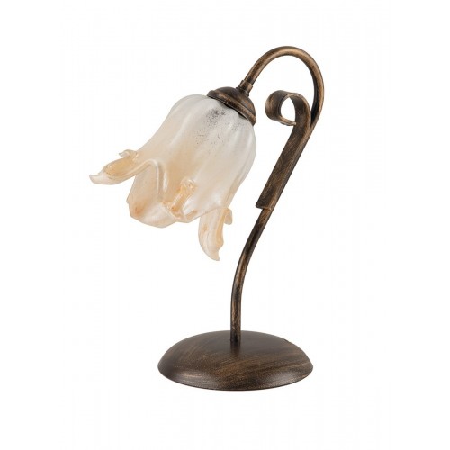 Bon-283 table lamp in wrought iron and gold