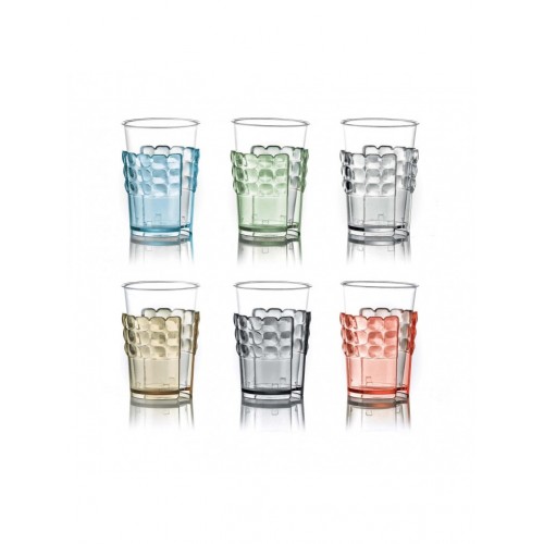 Set 6 Guzzini tiffany multicolor collection