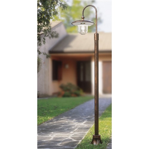 Bollard for outdoor black and copper FL-201