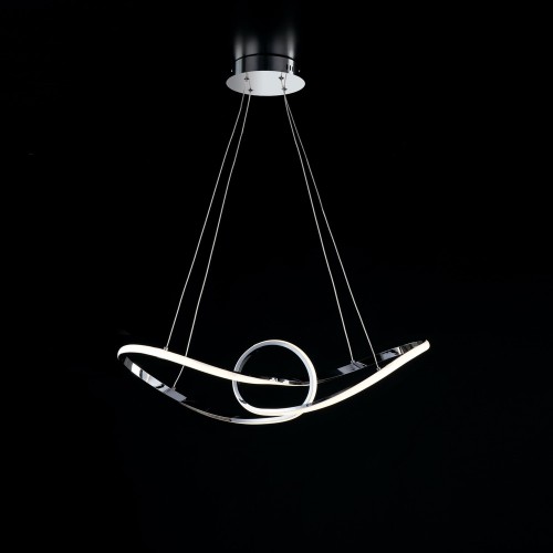 bon-158 LED chromed aluminum chandelier