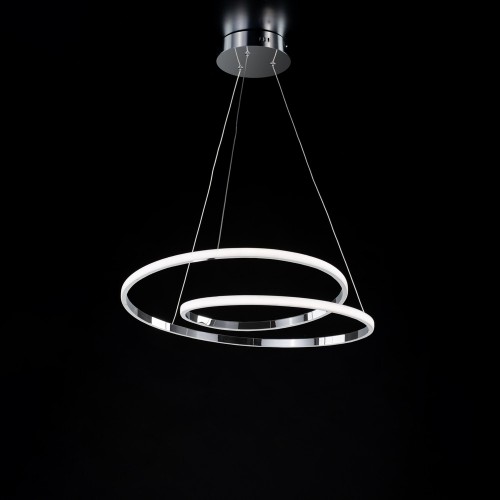 bon-193 chromed led chandelier