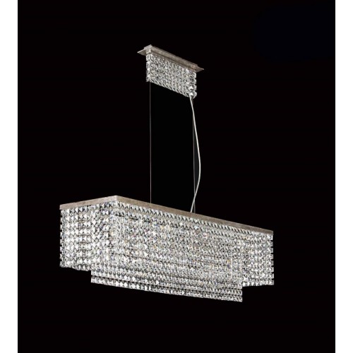 Classic crystal and gold leaf chandelier with 12 lights TP-75