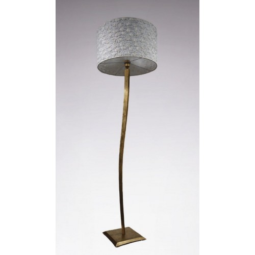 Classic floor lamp in gold leaf with lampshade TP-227