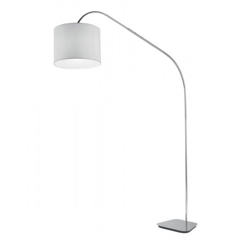 Lampada da terra piantana design moderna arco cromato con paralume CIC-293