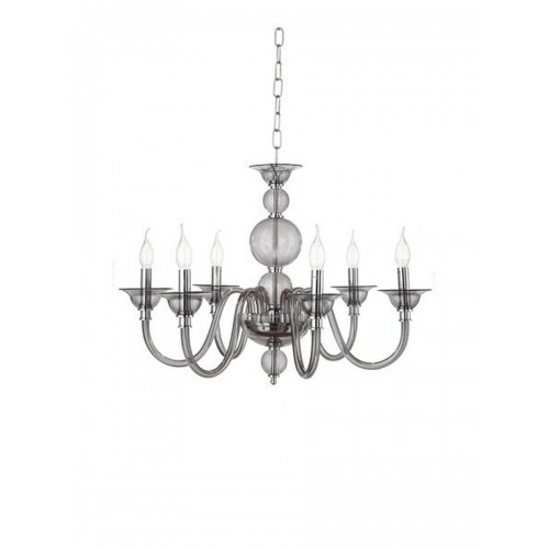 Modern design smoked glass chandelier 6 lights  CIC-318