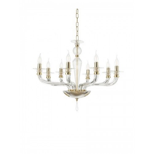 Modern design gold glass chandelier  CIC-333