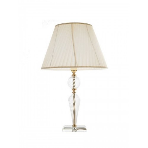 Lume table lamp in gold modern design glass lampshade CIC-335