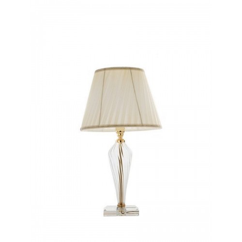 Modern gold glass table lamp with lampshade CIC-336