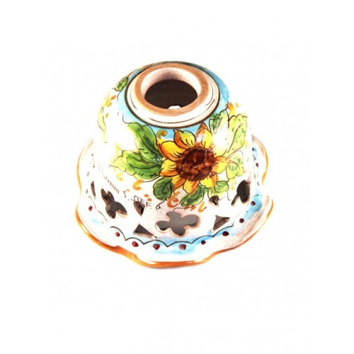 Sicilian ceramic for chandelier ceiling light applique sunflower lamp