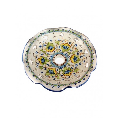 Ceramic plate for santo stefano di camastra fiori / 30 chandelier