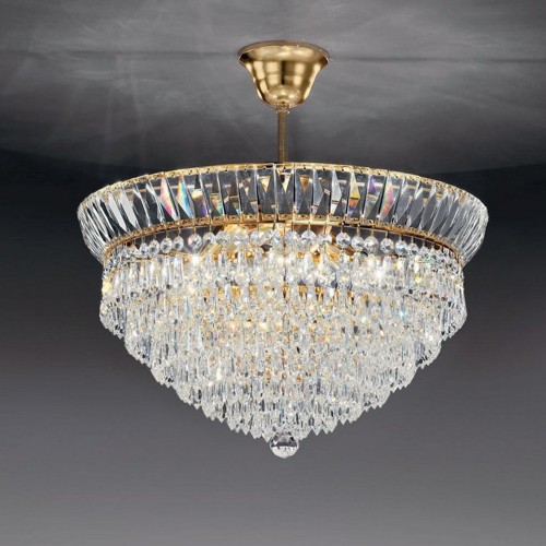 LL-6 crystal basket ceiling light