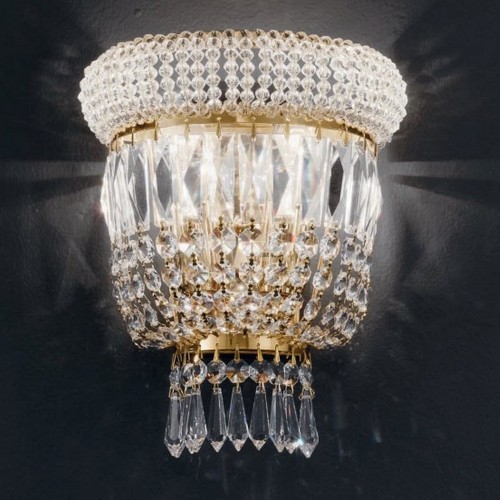 Classic crystal wall light 2 lights LL-13