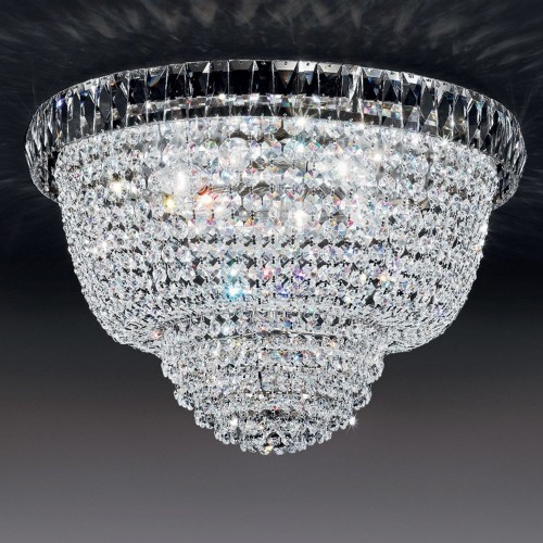 Modern ceiling light with crystal basket LL-17