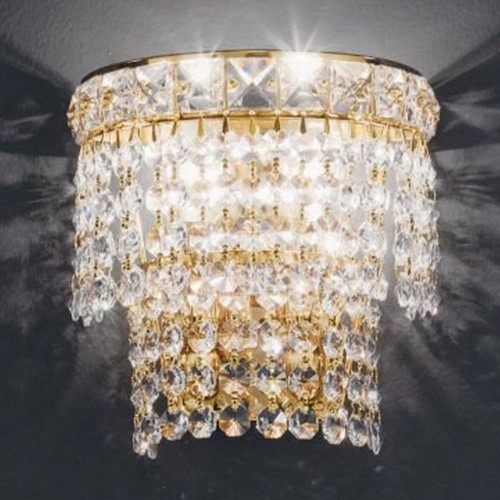 Classic wall light in gold crystal LL-22