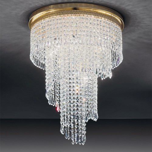 Classic crystal ceiling light LL-24