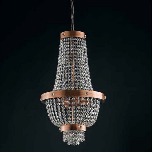 Classic rust crystal chandelier LL-28