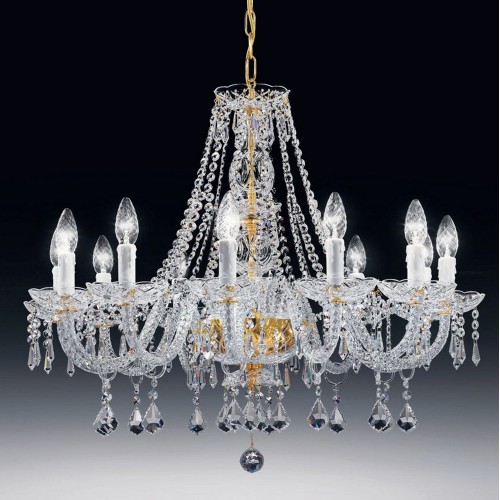 Classic transparent crystal chandelier LL-40