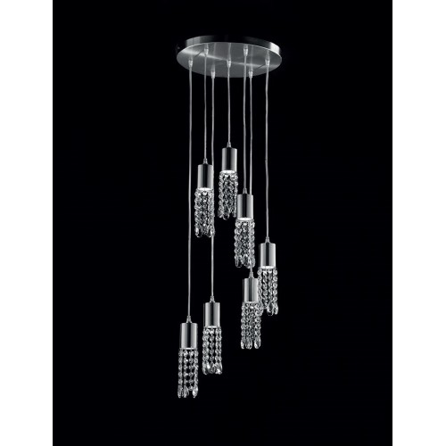 Modern design chandelier in chromed crystal LL-47