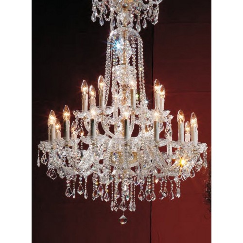 Classic design crystal chandelier in gold LL-57